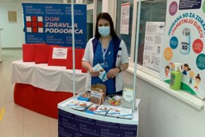 Dom zdravlja Podgorica obilježio Svjetski dan zdravlja, 7.april 2022 godine