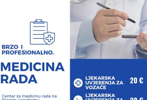 Medicina rada Doma zdravlja glavnog grada (poster)