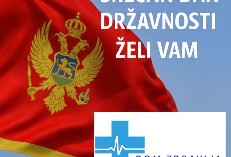 Raspored rada Doma zdravlja Glavnog grada za vrijeme Dana državnosti 13. jula